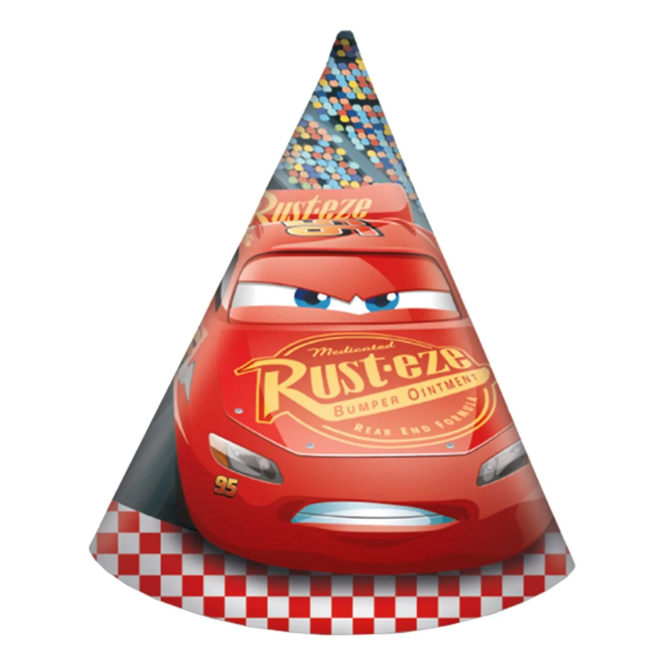 Cars Partyhatte, 6 stk.
