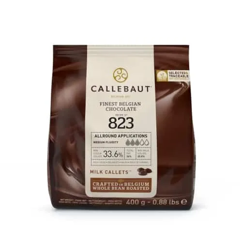 Callebaut chokolade lys, 400g (33,6%) Recipe N° 823