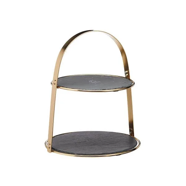 Artesà kagestativ med skiferplader - 2 etager