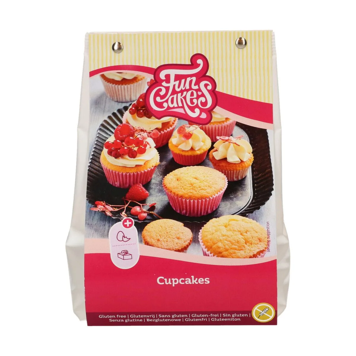 FunCakes Mix til glutenfri cupcakes - tilsæt kun smør og æg, 500g
