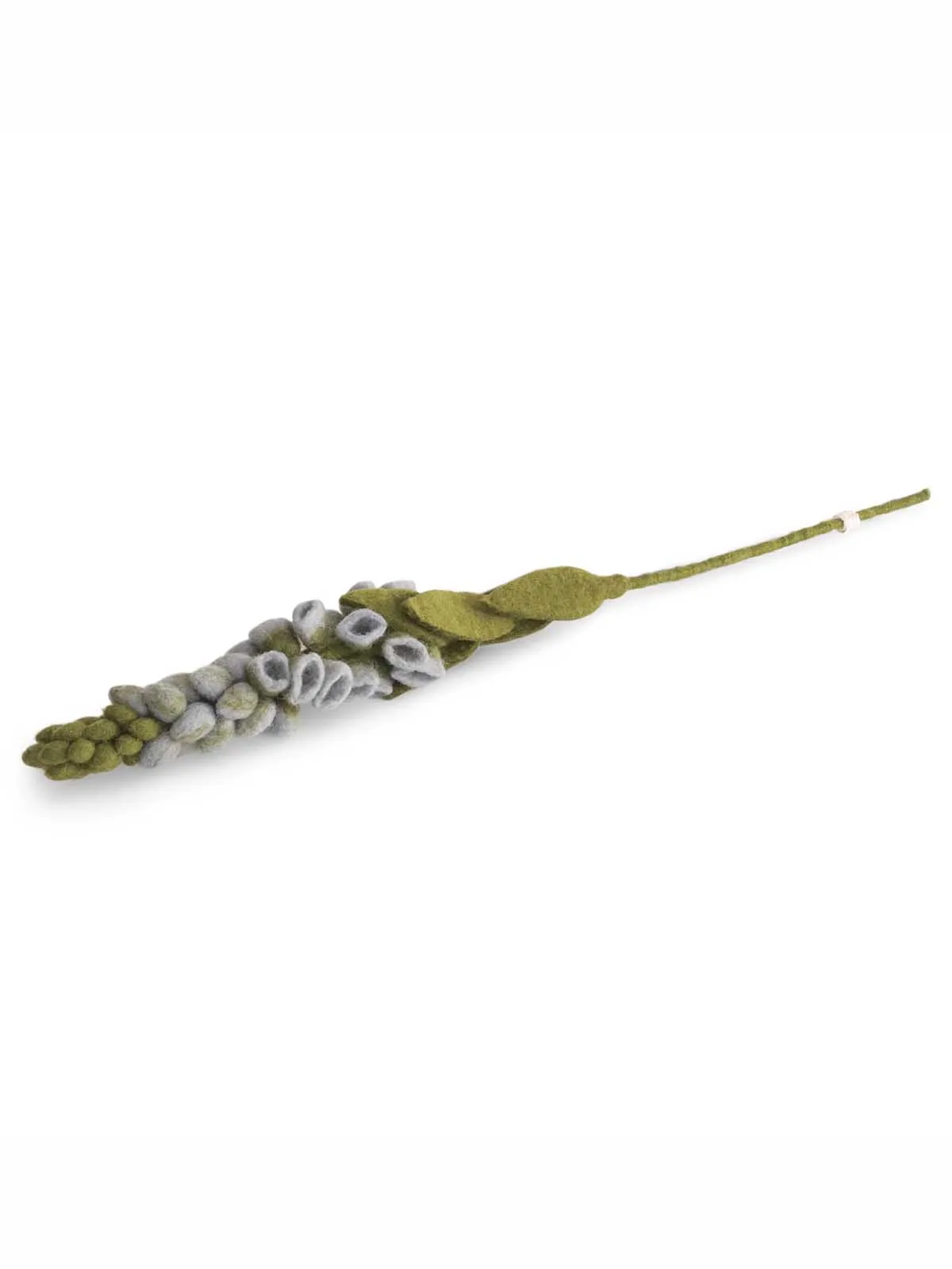 Filt blomst fingerbøl (46 cm) - Lyseblå