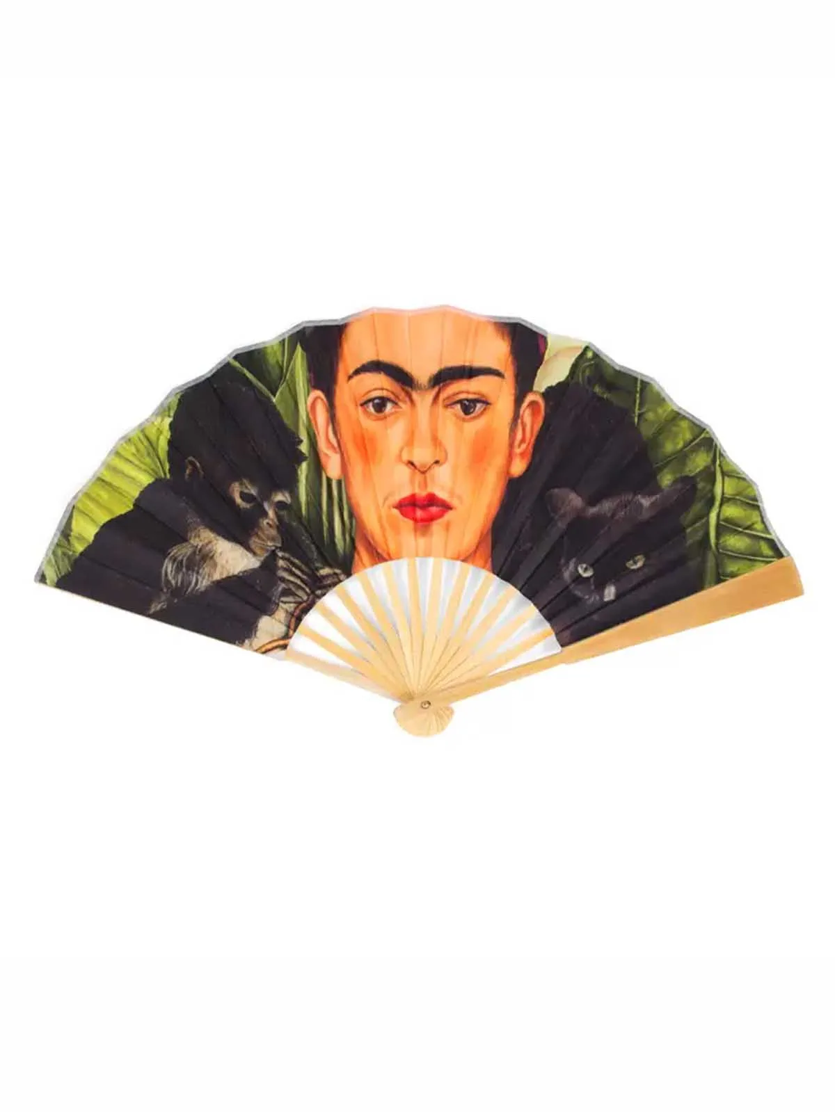 Vifte i bambus – Frida Kahlo "Portræt med kolibri"