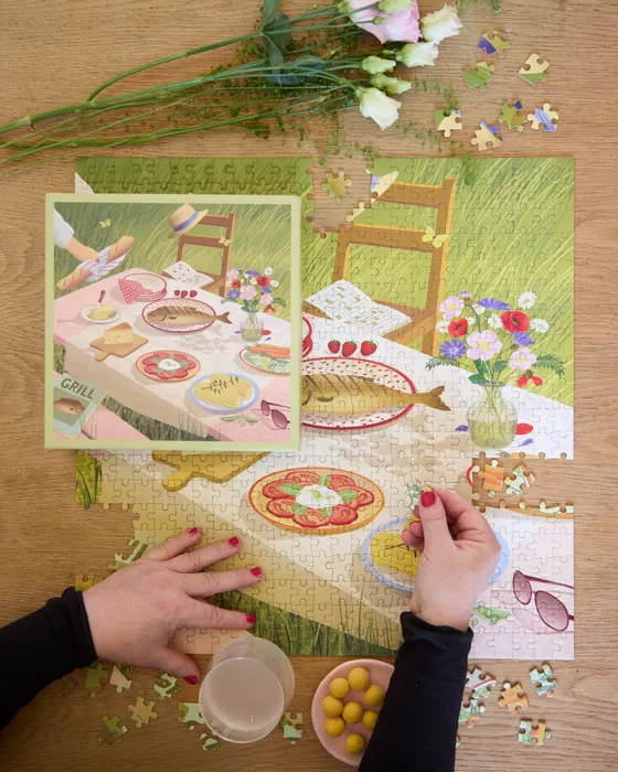 Puslespil 500 brikker - Summer table & Me