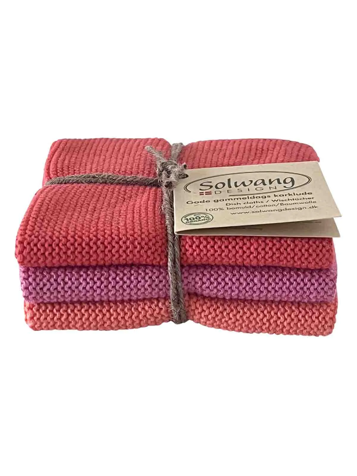 Solwang Karklude i bomuld - Flamingo