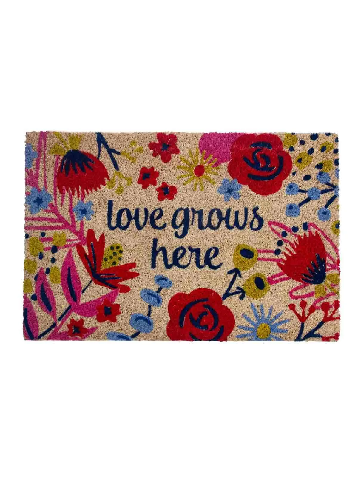Dørmåtte 60x40 cm - Loves grows here
