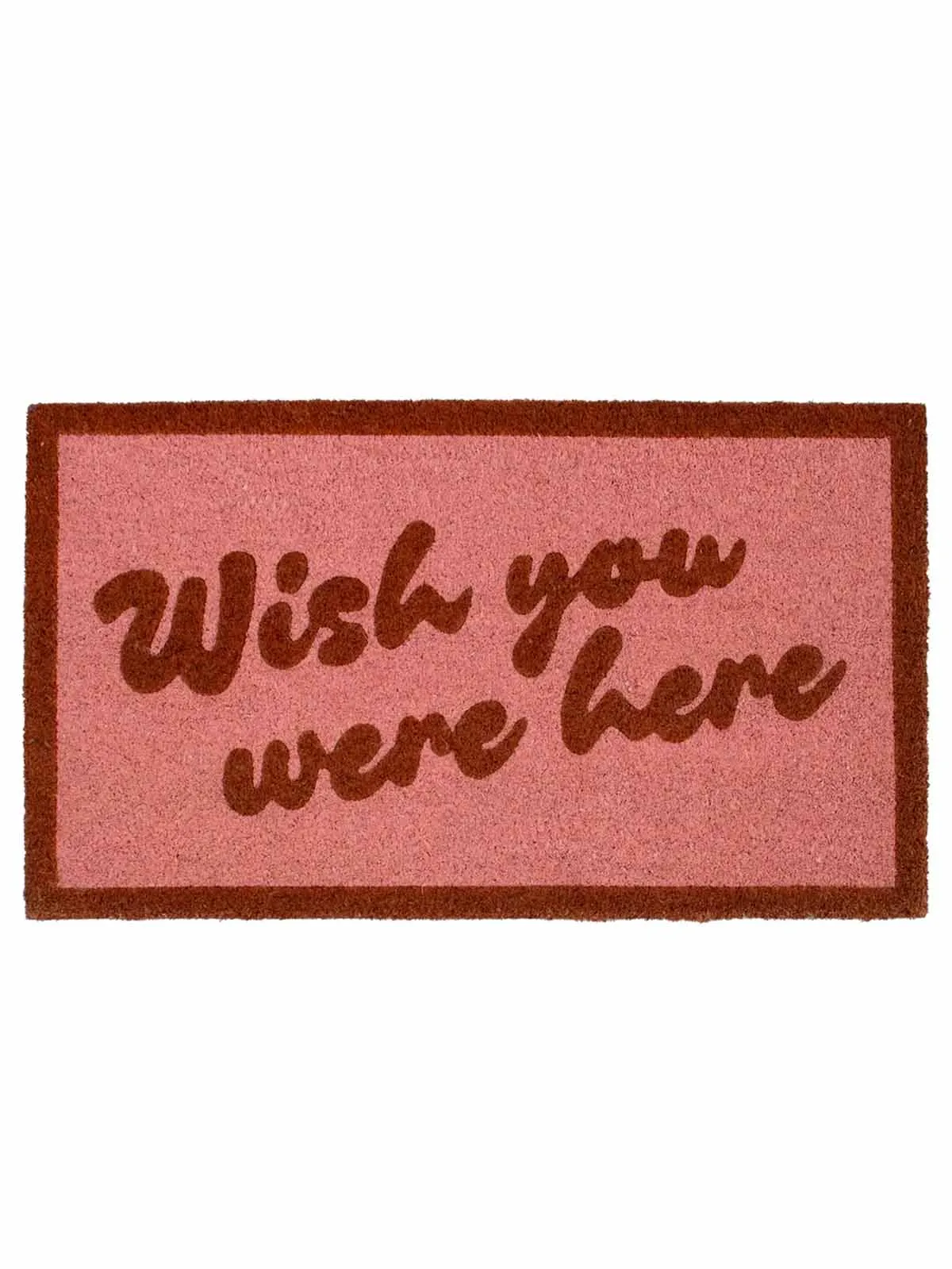 Dørmåtte 40 x 70 cm - "Wish you were here"