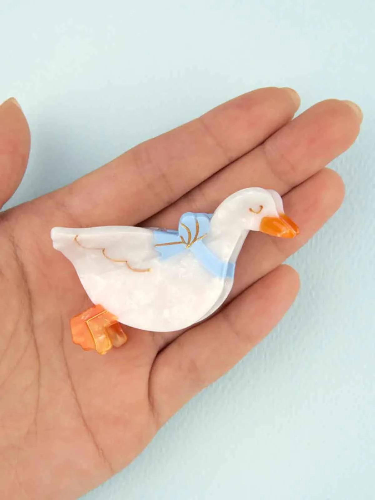Mini hårklemme - Gås