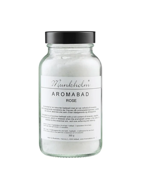 Badesalt til både karbad og fodbad - Rose