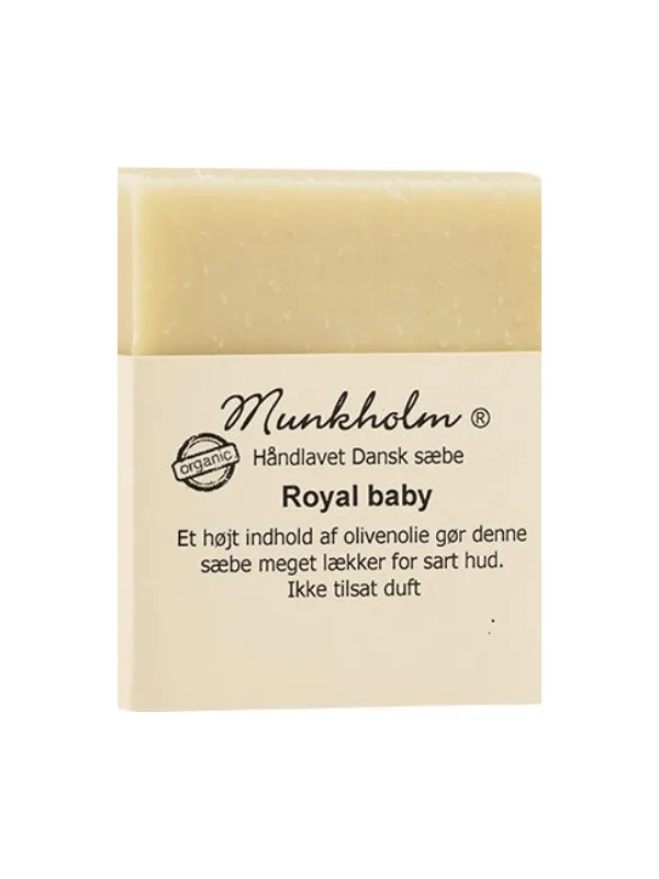 Sæbebar - Royal baby (sart og sensitiv hud) uden duft - Tina Munkholm