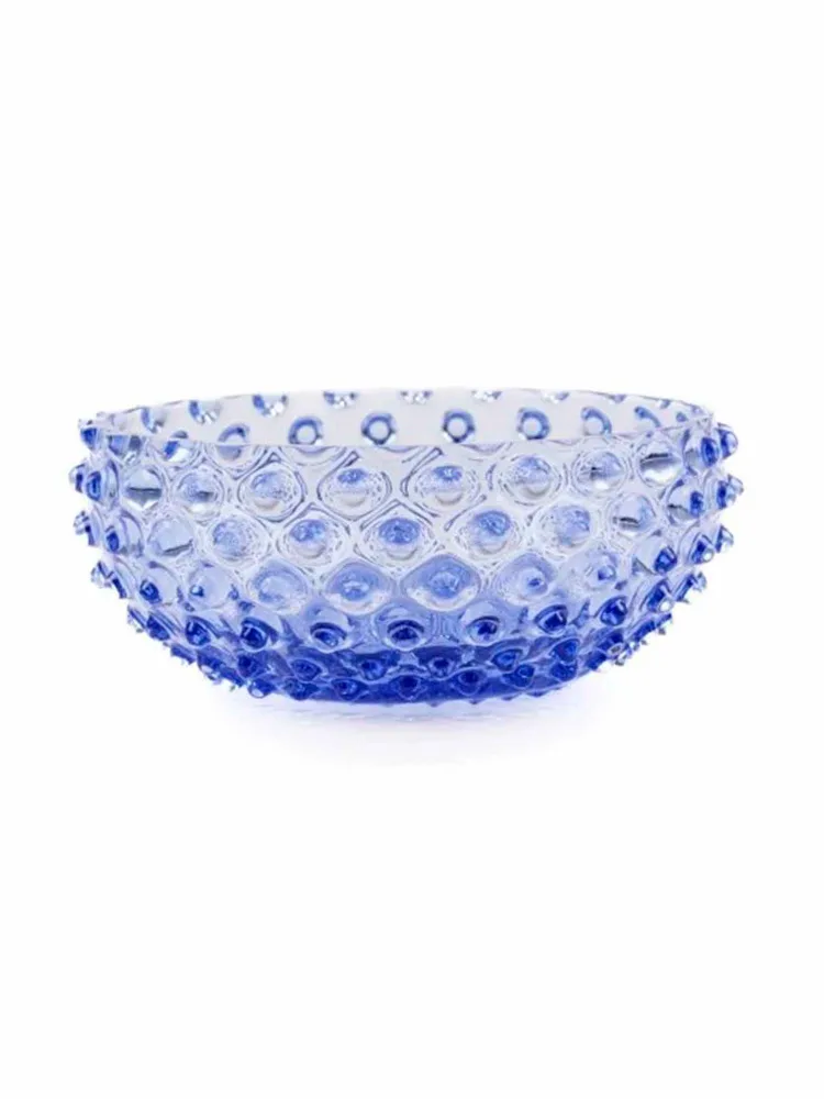 Skål i pindsvinglas 17 cm - Lavender
