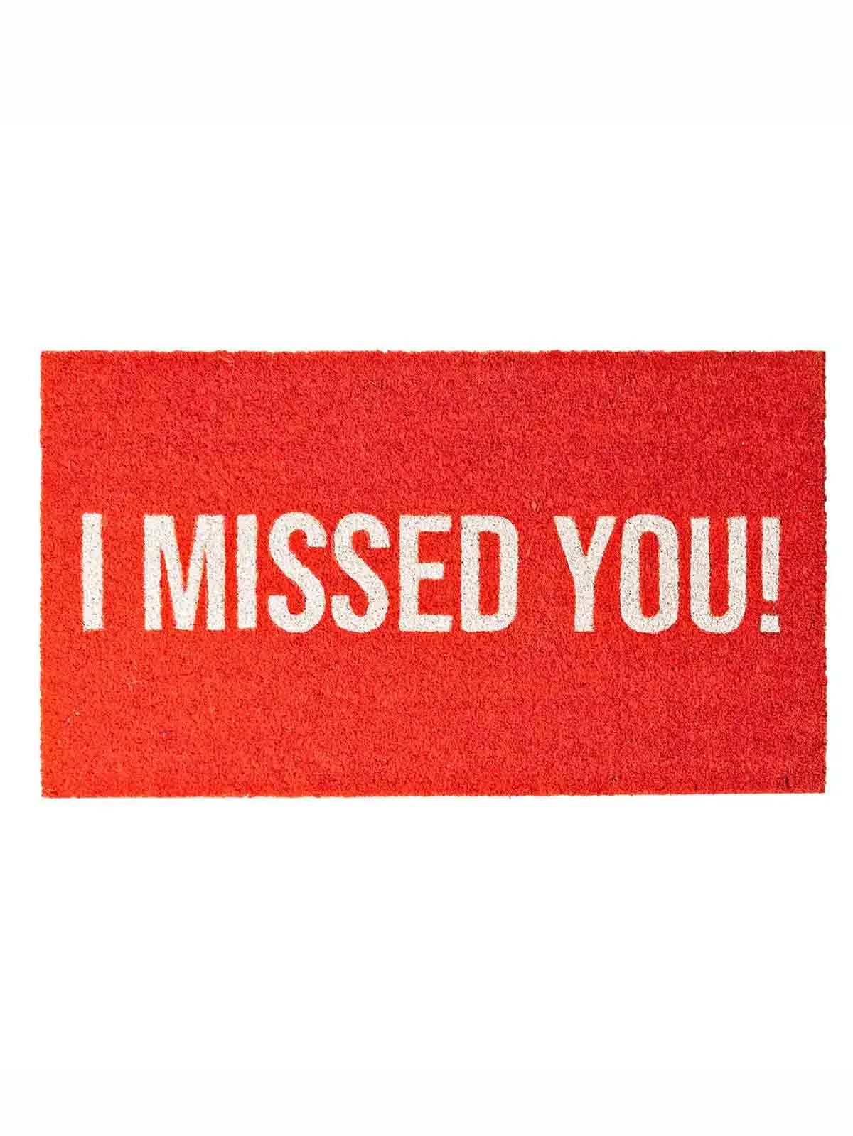 Dørmåtte 70x40 cm - I missed you!