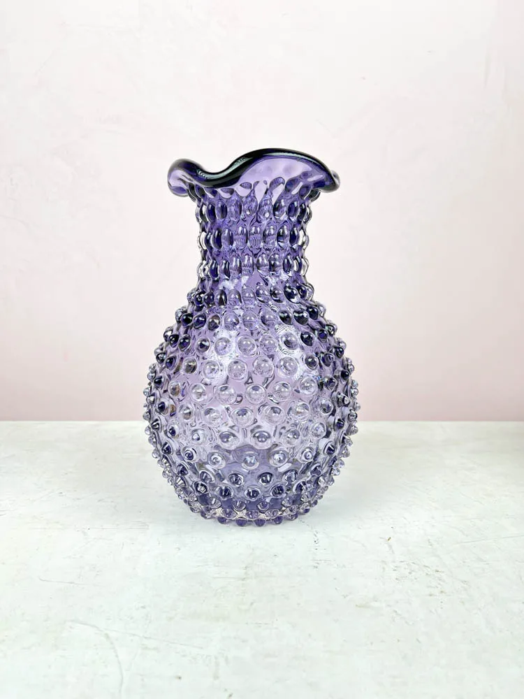 Blonde vase i pindsvineglas - Indego