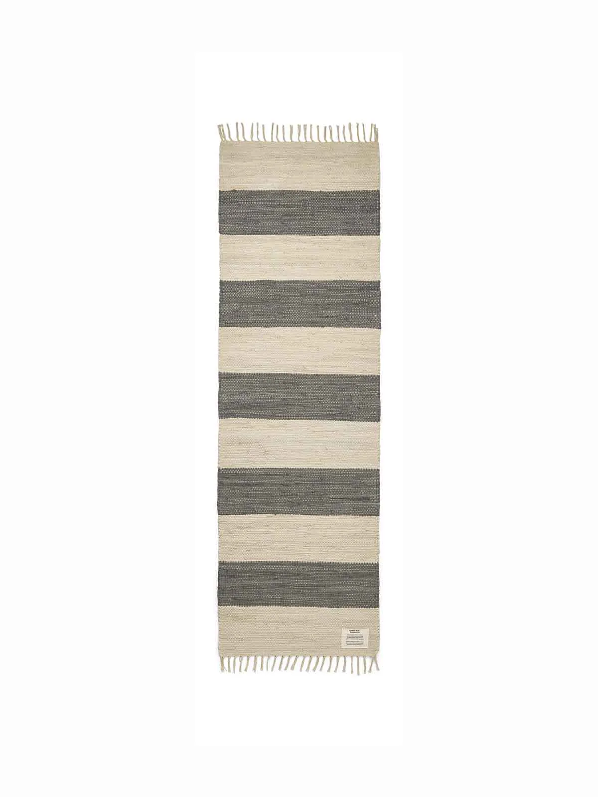 Gulvtæppe Chindi 60x200 cm - flere farver - Grå/Beige
