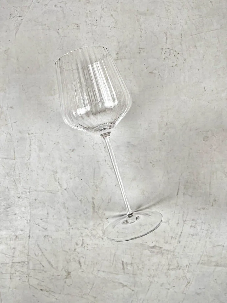 "Remix" bambus rødvinsglas 610 ml - Klar