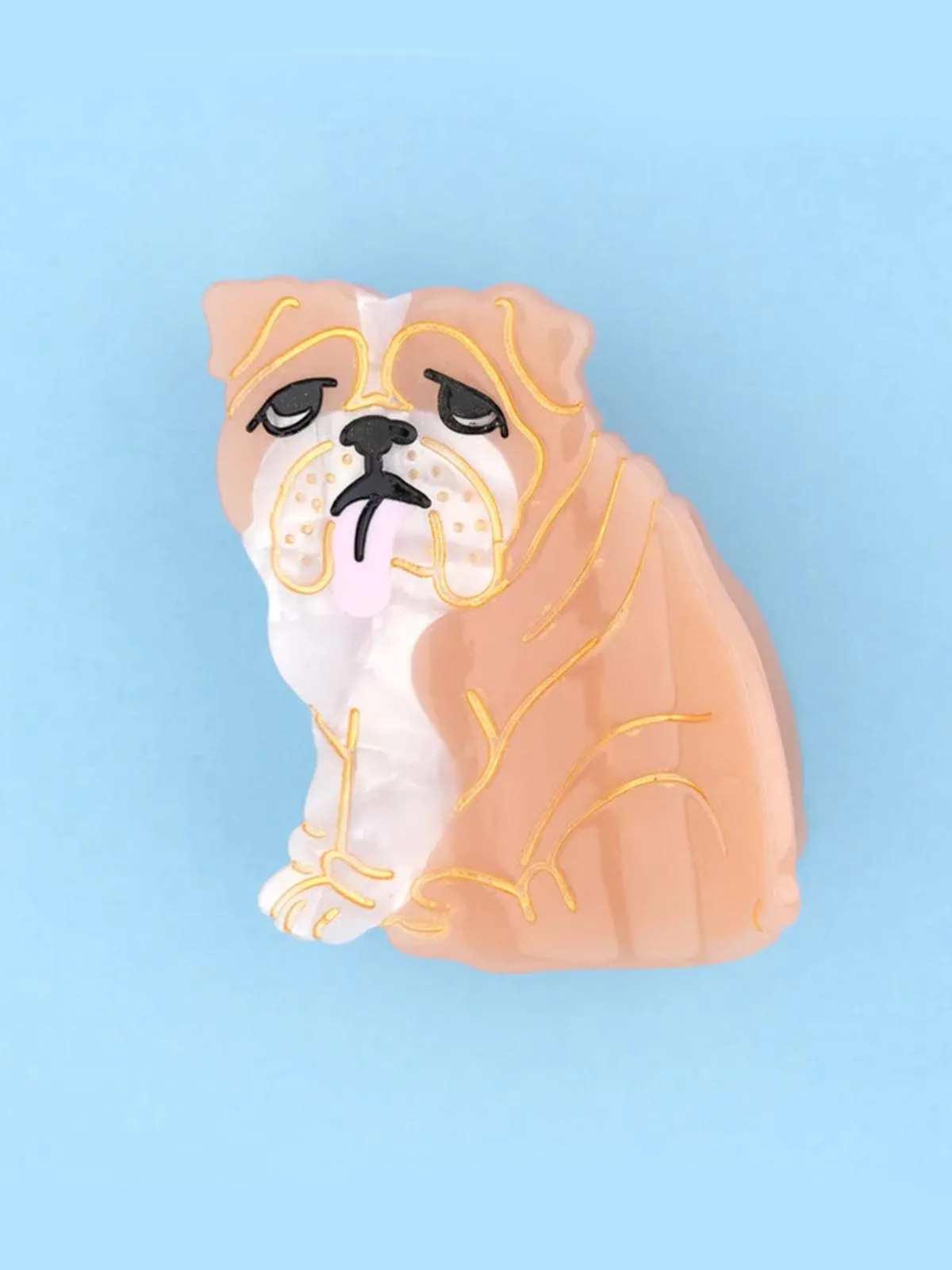 Hårklemme - Engelsk bulldog