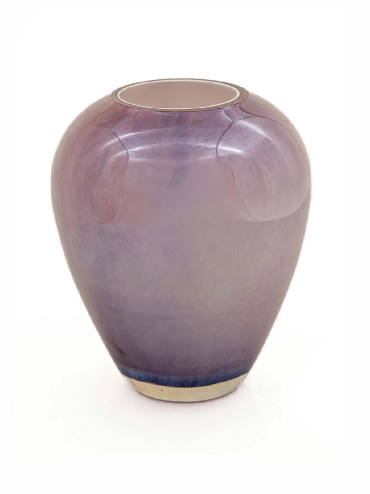 Blomstervase i opal 22 cm - Lilla Luster