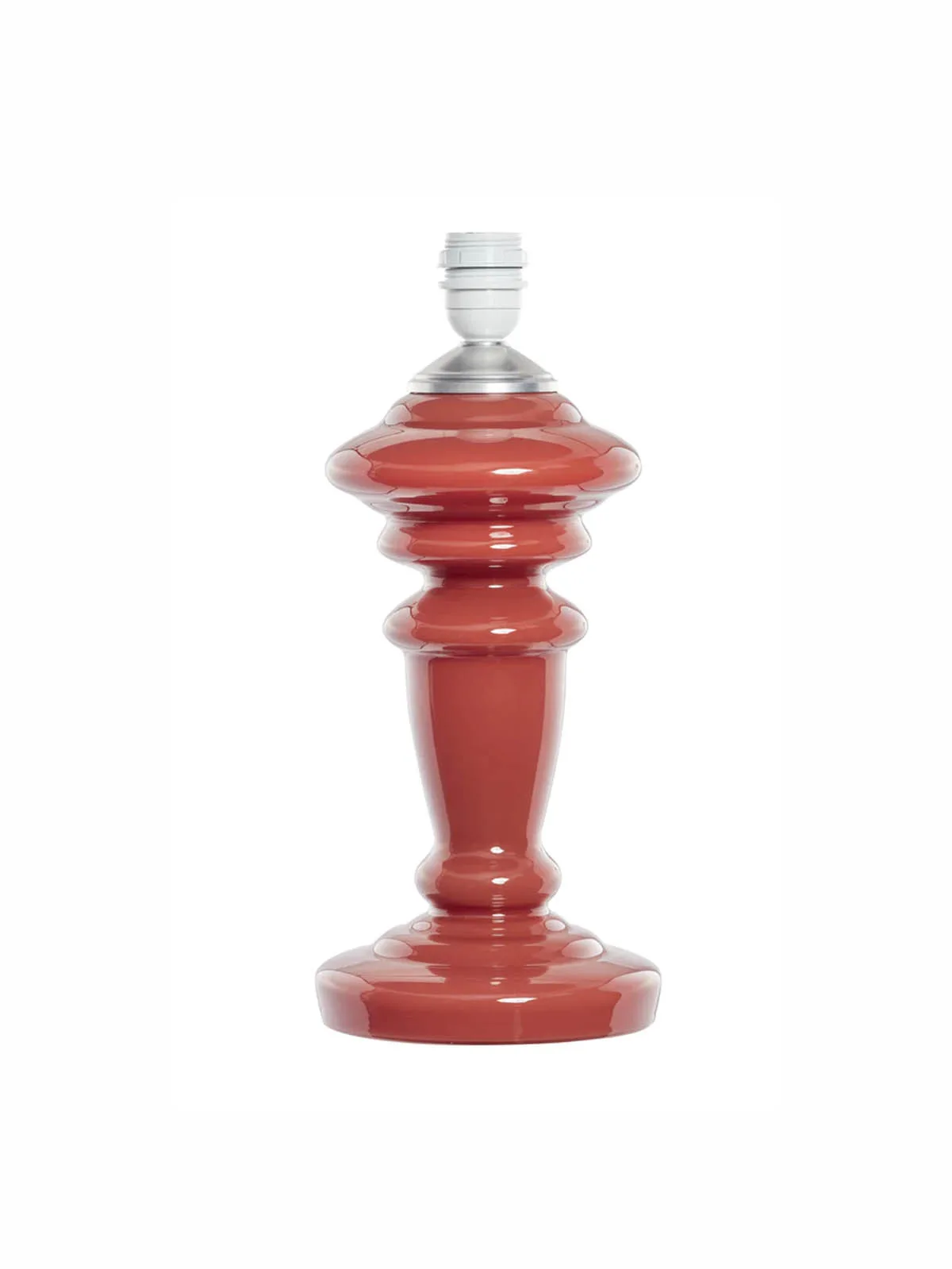 Bordlampe opalglas "Oliver" (40 cm) – antikrød