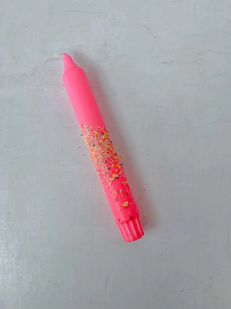 Lys "Pink med confetti"