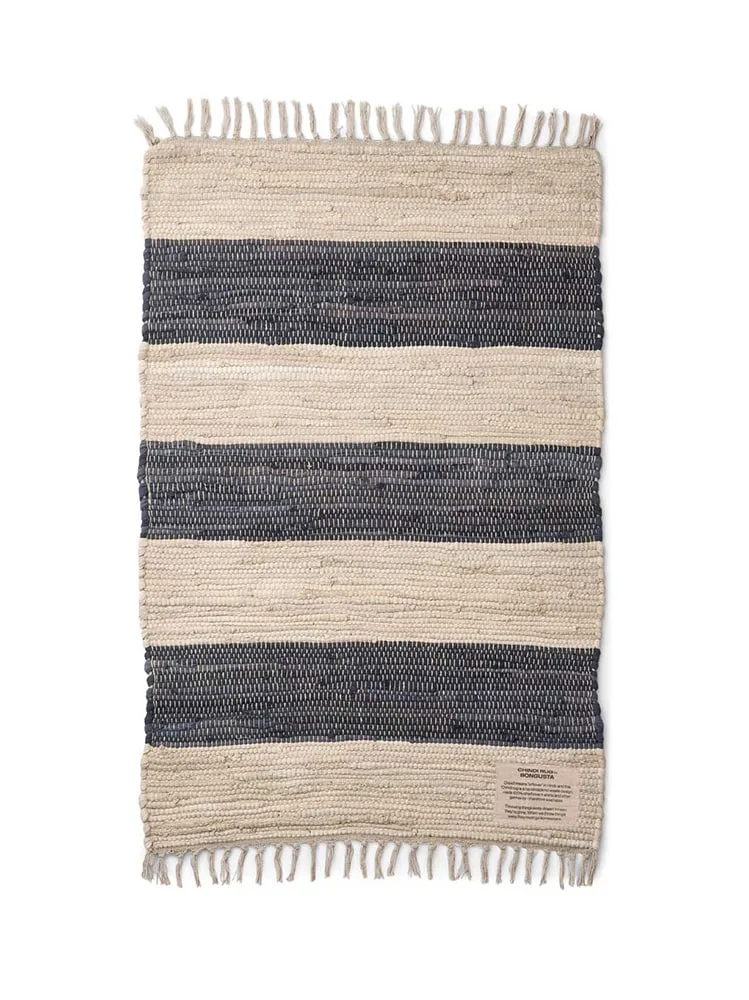 Gulvtæppe - Chindi 60x90cm i grå/beige fra Bongusta