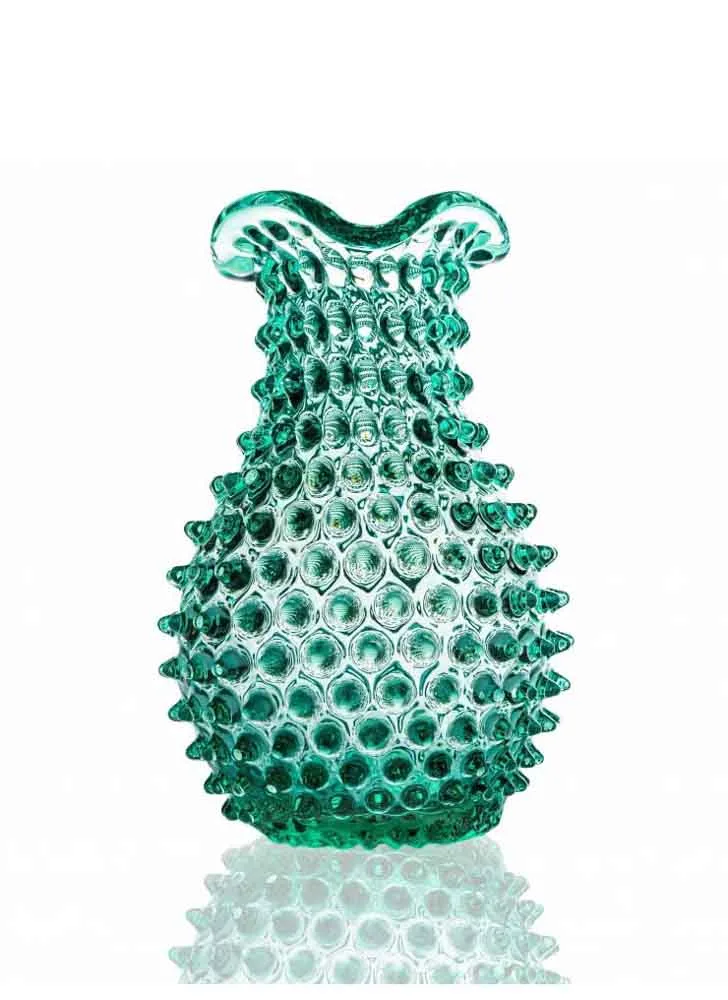Blonde vase i pindsvineglas - Beryl