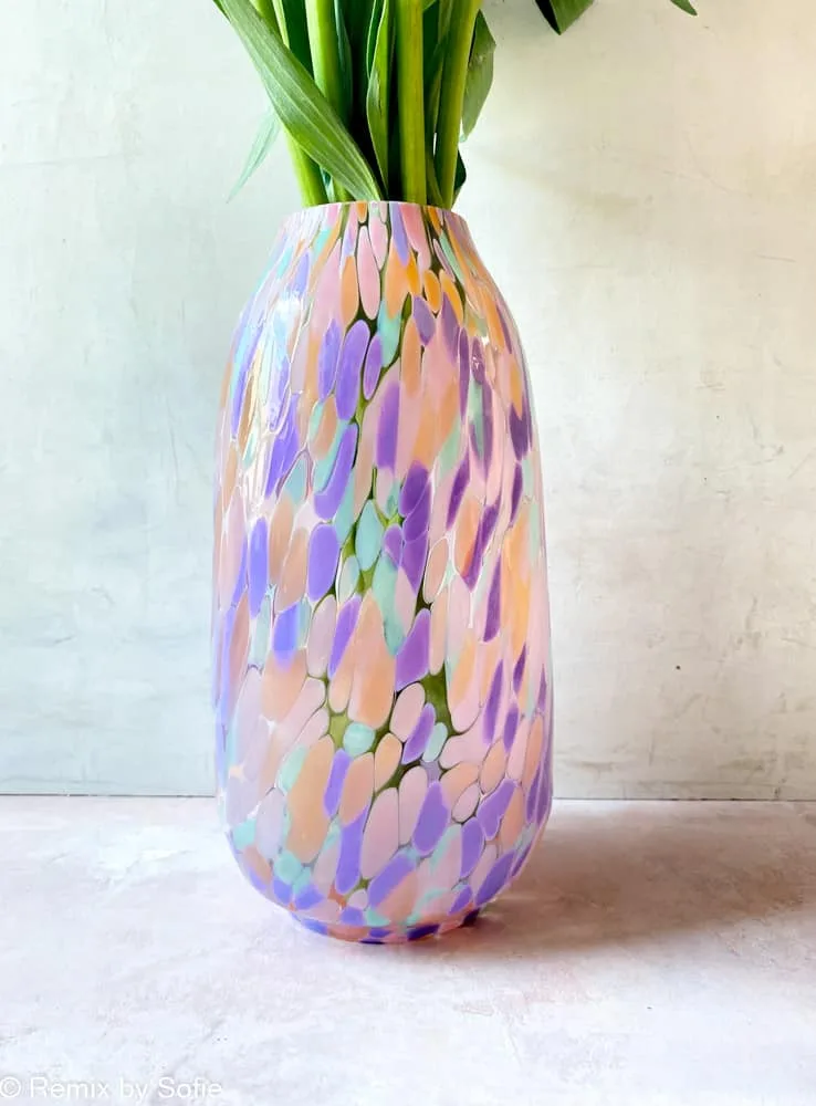Confetti vase - pastello