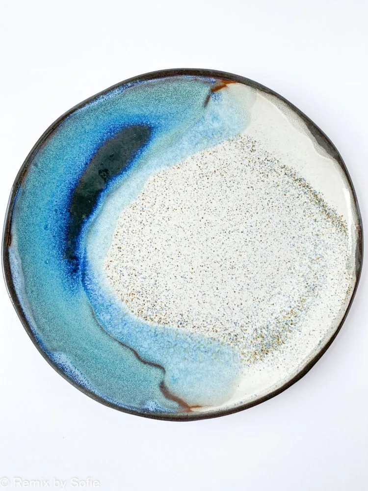 Middagstallerken - Artic blue
