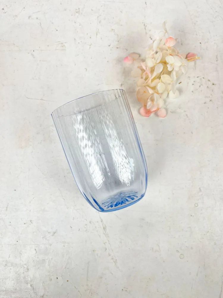Bambus glas - babyblue