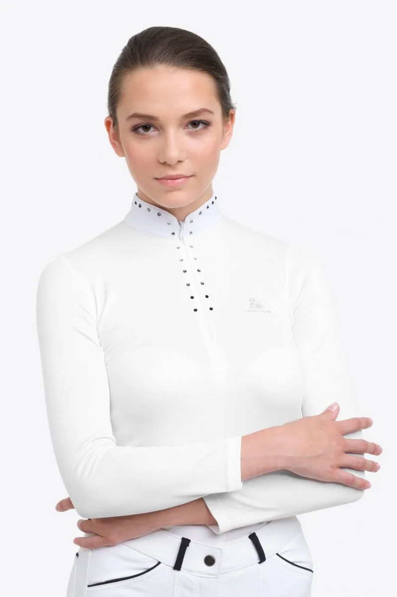 Show Shirt Diva med lange ærmer - S