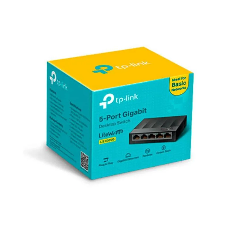 TP-Link LS1005G Ikke administreret Gigabit Ethernet (10/100/1000) Sort