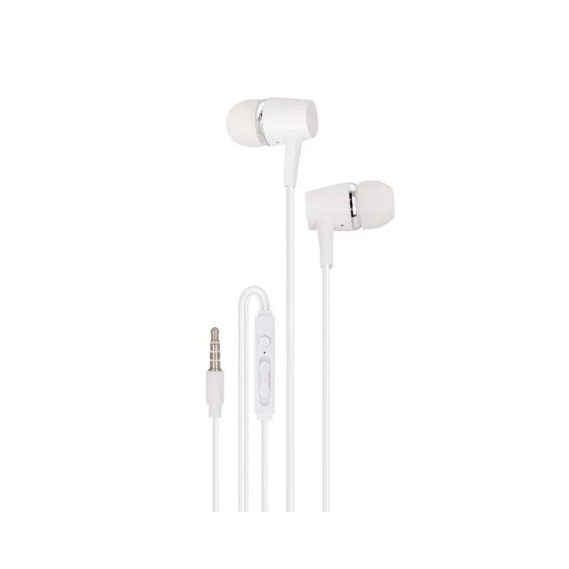 maXlife Wired Earphones White