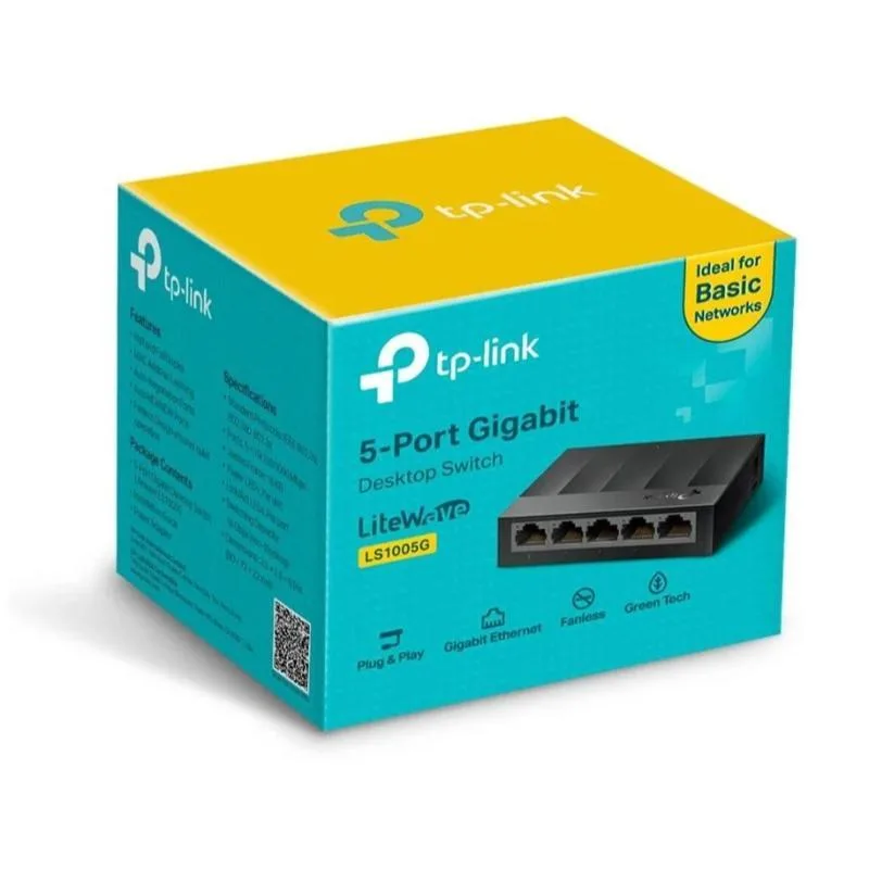 TP-LINK, Switch LS1005G - Black