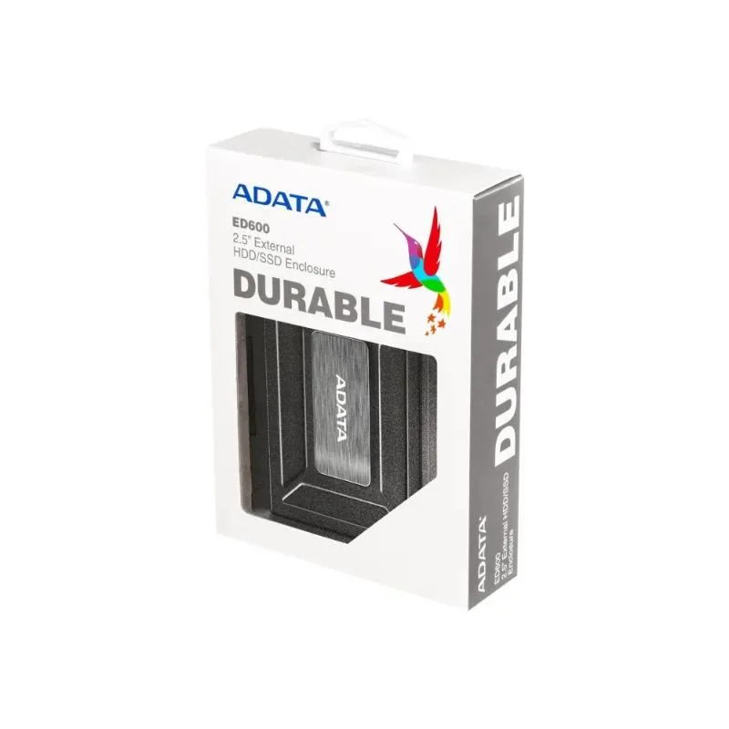 ADATA ED600 2,5 HDD/SSD kabinet, sort