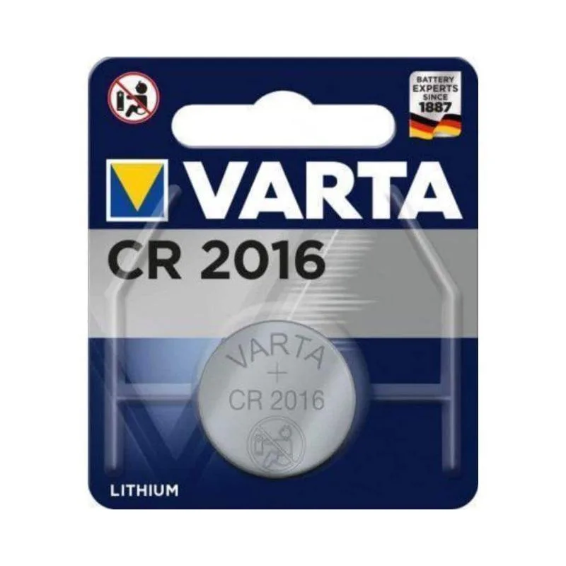 Batteri, Knapcelle Varta CR2016