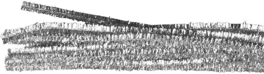Piberenser 50x08cm Sølv 10stk