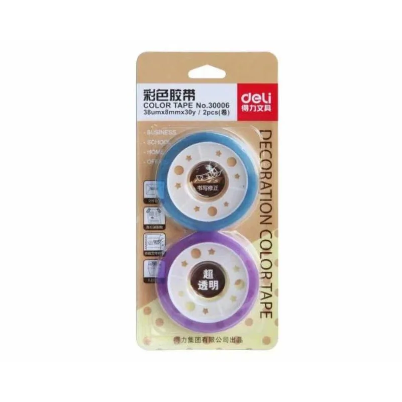 Tape farvet 8 mm x 30 y til tape disp. InkPusher