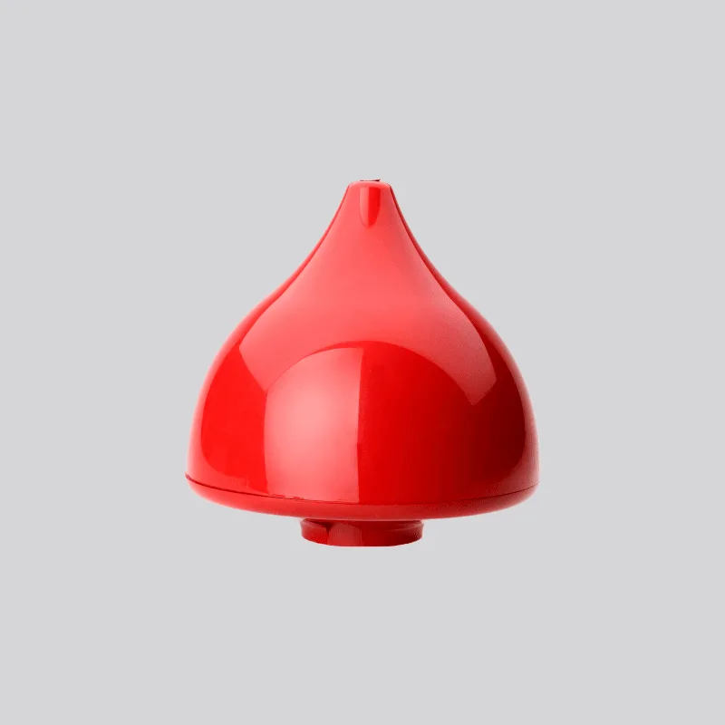 Løgformet rød knop – Løgf. rød plastkn.190 mm 9-18 m m/skrue