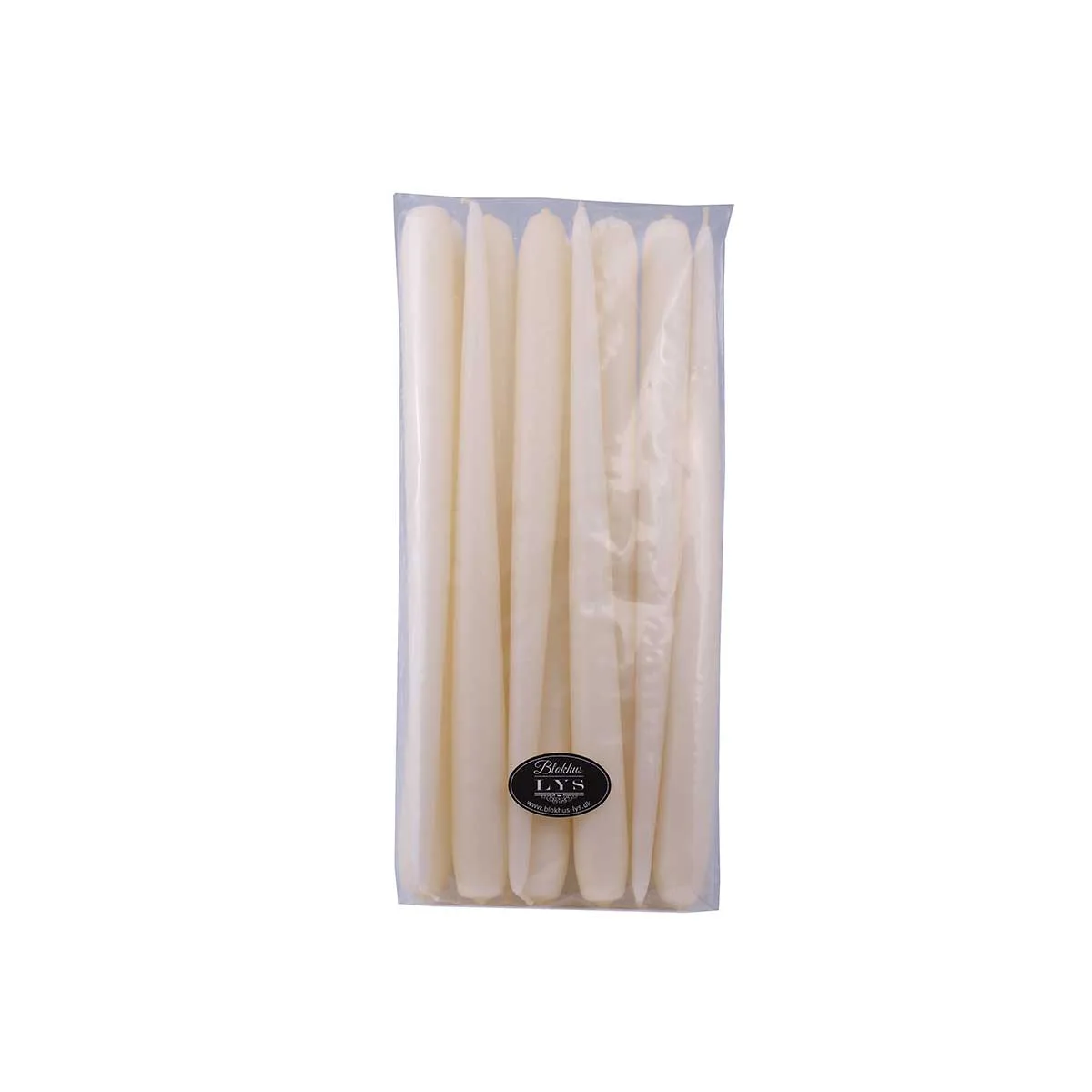 10-pk Dyppede lys - Elfenben – 2,2x23cm