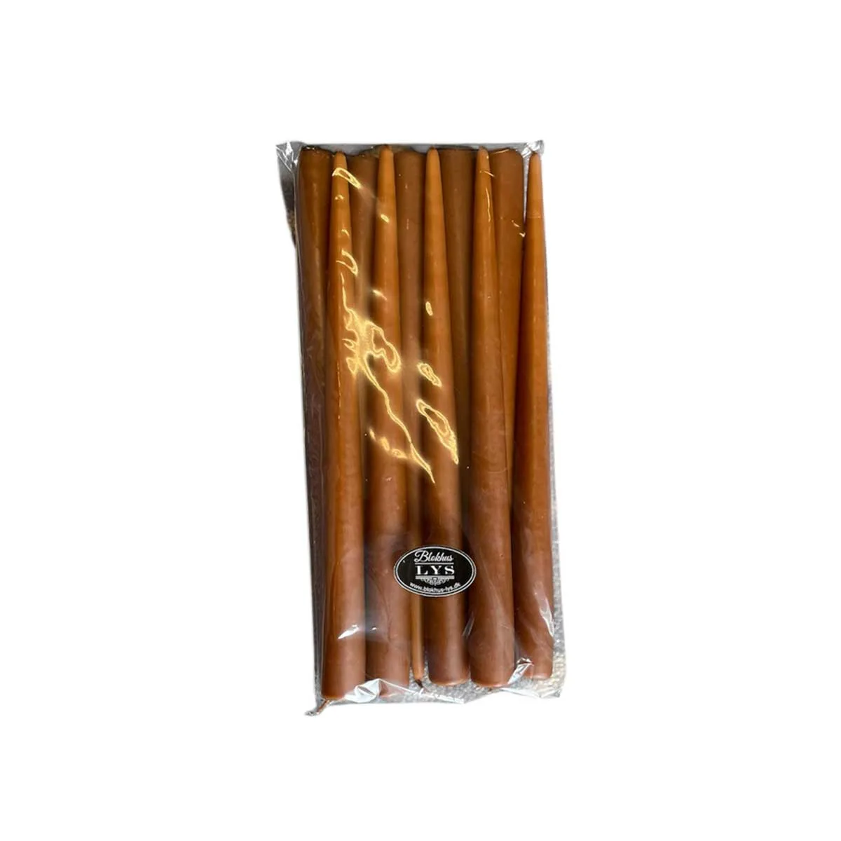 10-pk Dyppede lys - Honey Brown – 2,2x23cm