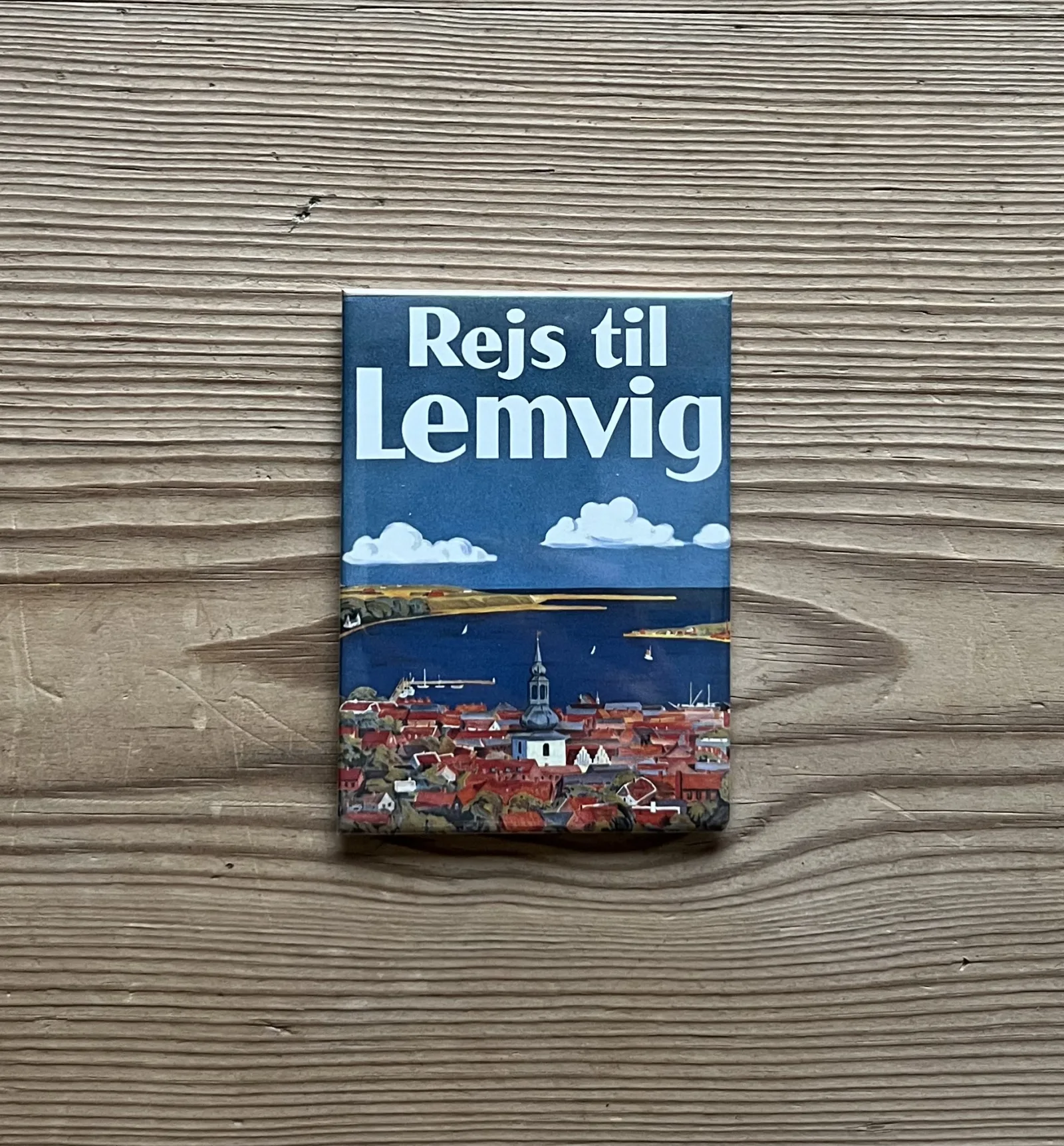 Køleskabsmagnet: Rejs til Lemvig